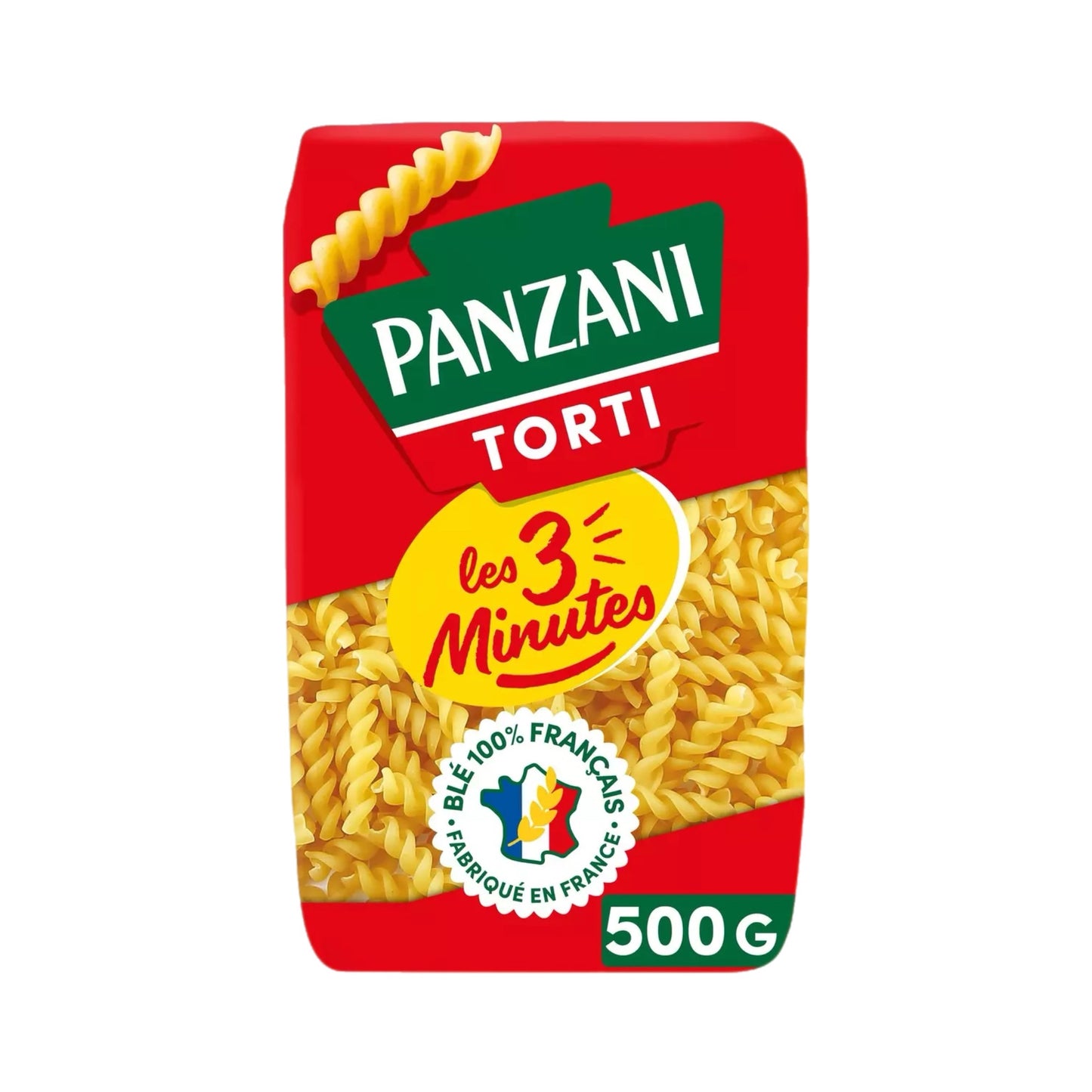 Panzani - Torti les 3 minutes ( Lots de 3 ) 500g 7.50₪