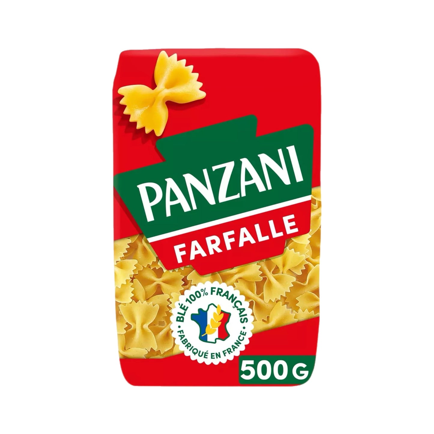 Panzani - farfalle 500g 7.50₪