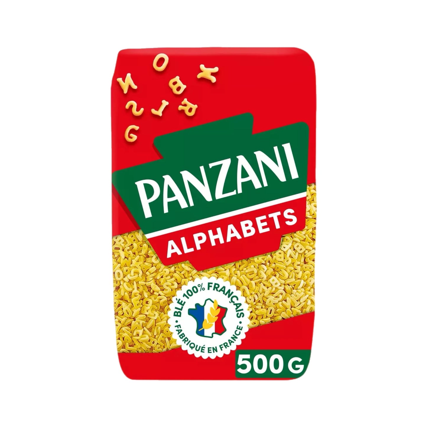Panzani - pâtes alphabet 500g 8₪