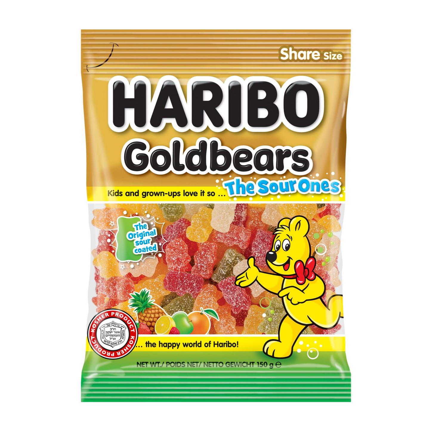 Haribo - goldbears Sour 150g 12.90₪