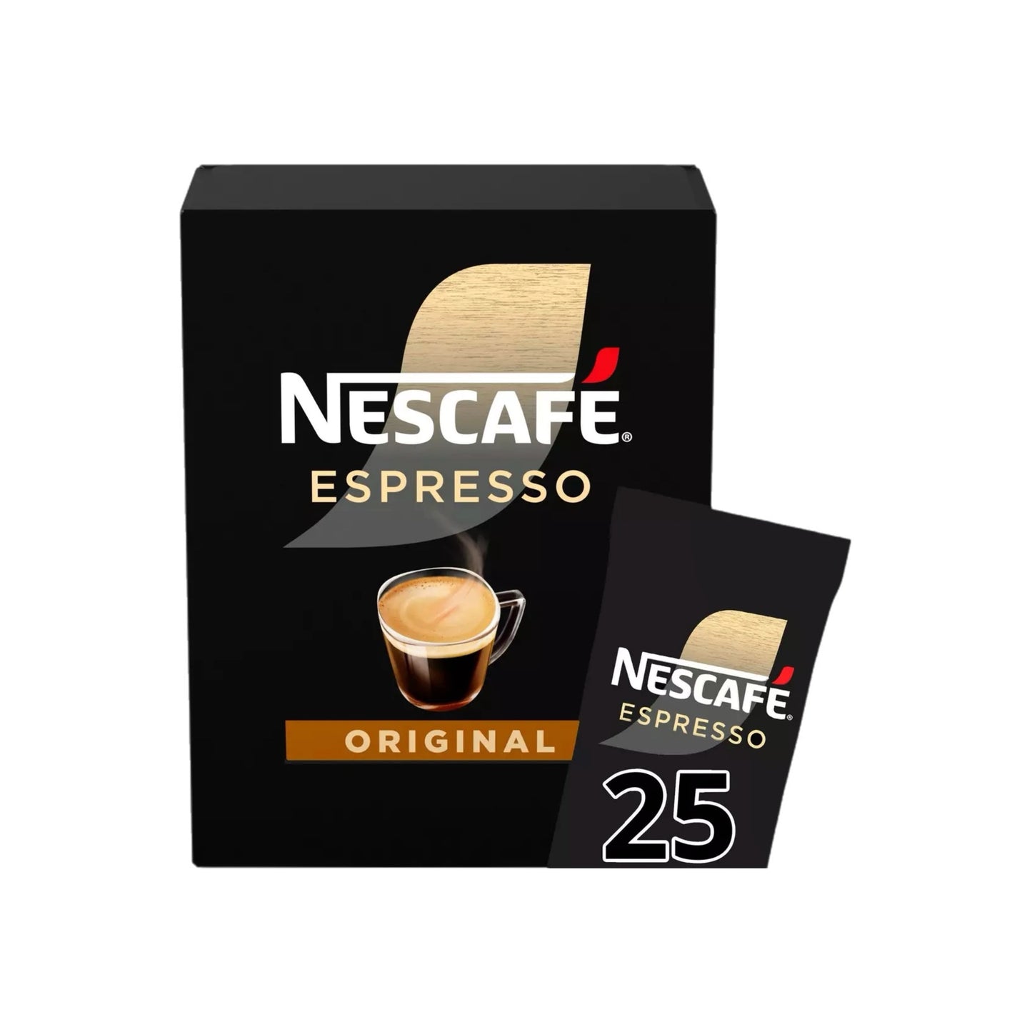 Nescafe - Café espresso pur Arabica en stick 25 sticks 45g 18₪