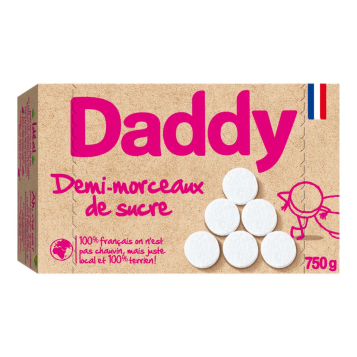 Daddy - Demi morceaux de sucre 750g 10₪