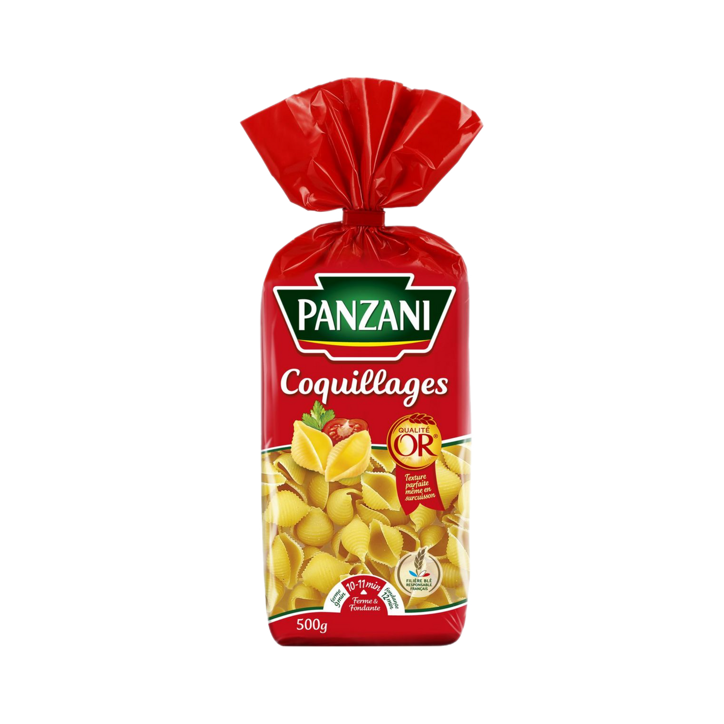 Panzani - coquillages 500g 7.5₪