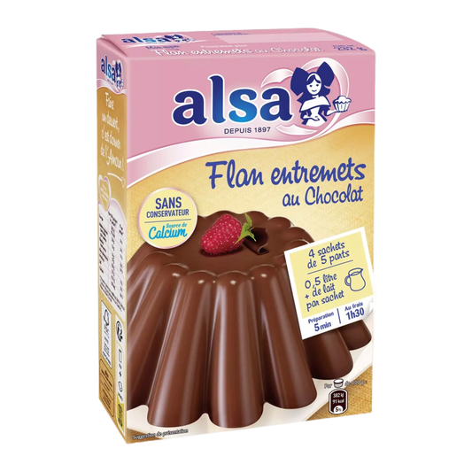 Alsa - Préparation flan entremets au chocolat 232g