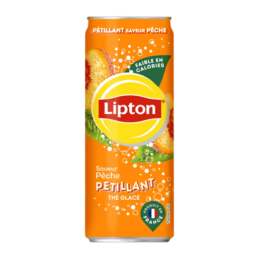 Lipton - pêche pétillant 33cl 3,30₪
