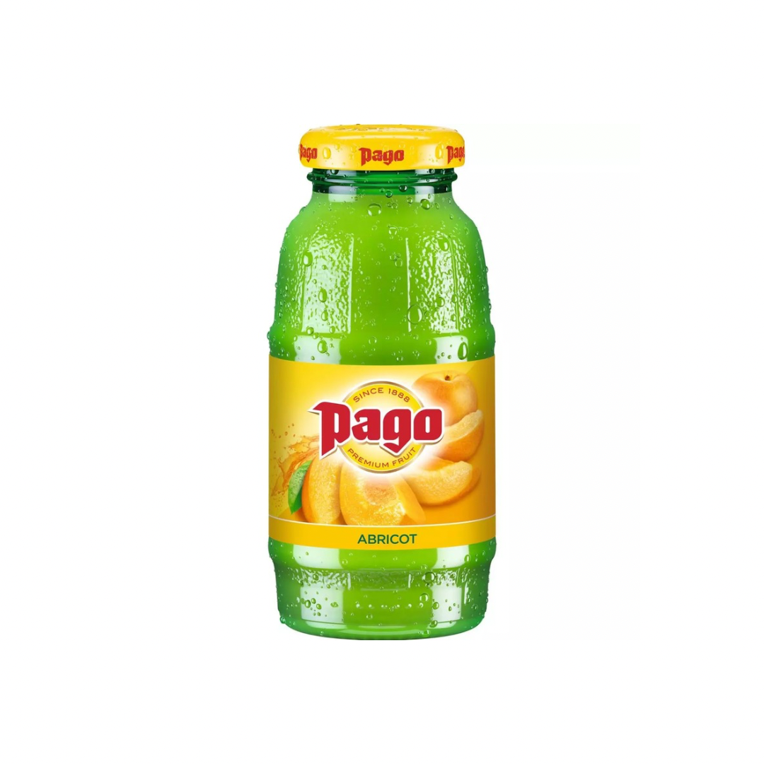 Pago - Boisson à base de jus concentré d'abricot 20cl 6₪