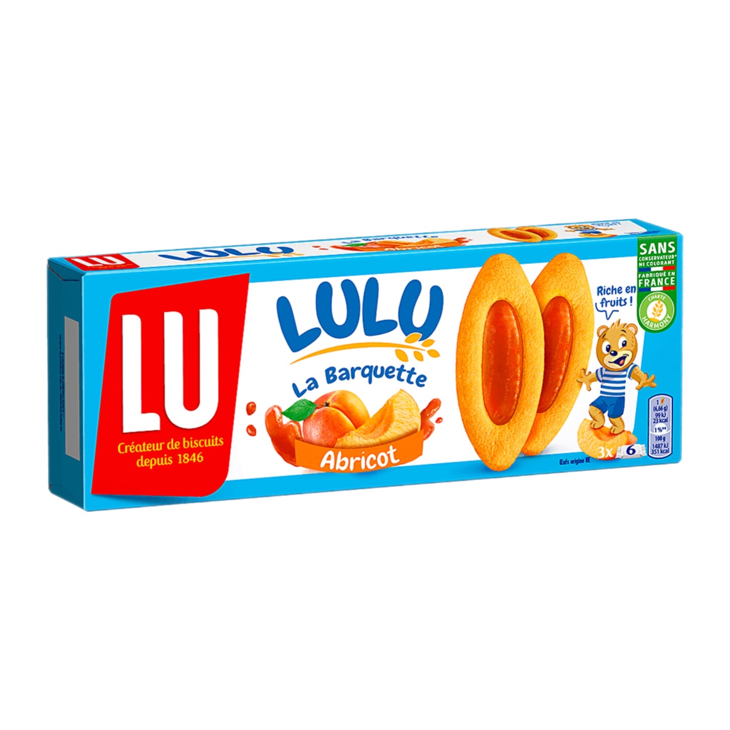 LU - la barquette abricot 7.90₪