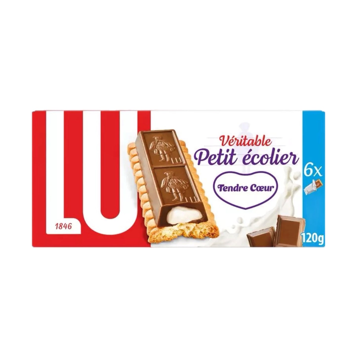 LU - Petit Ecolier Tendre Cœur au Lait 14₪