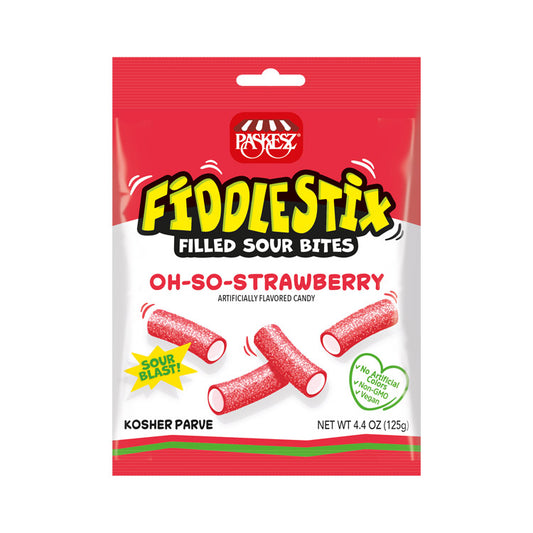 סוכריות גומי חמוצות ממולאות בטעם תות 10₪