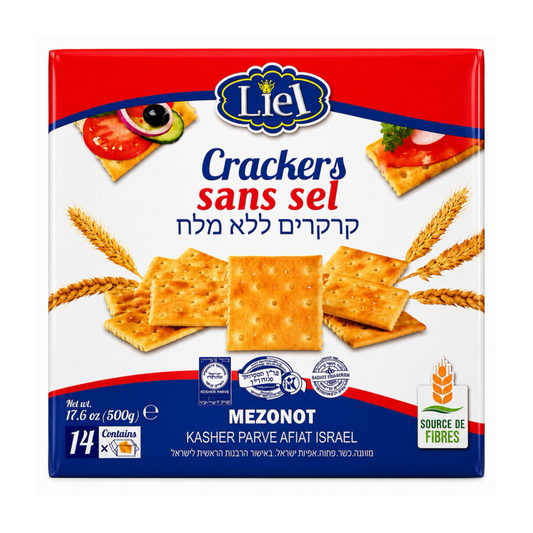 Liel - Crackers sans sel 500g 11.50₪