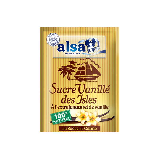 Alsa - sucre vanille des isles 7x7,50g 16.50₪