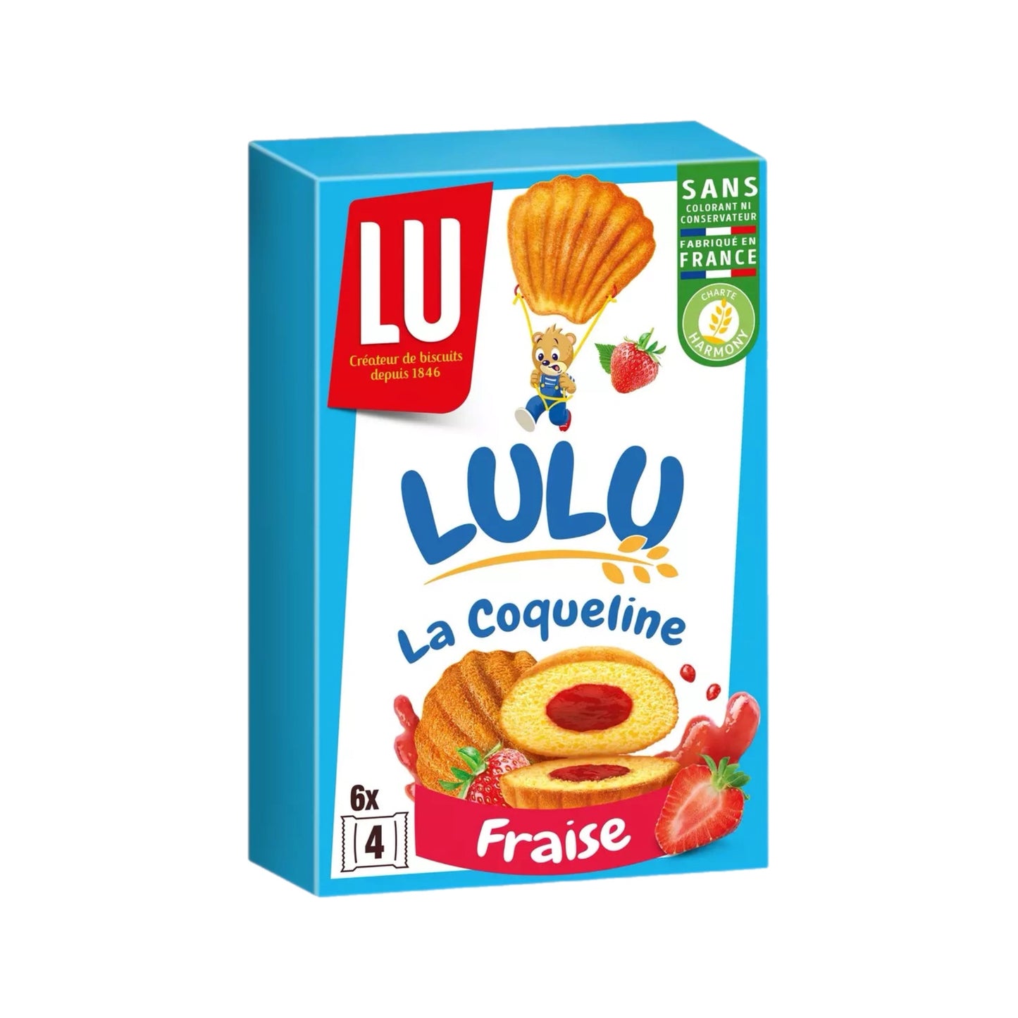 LU -la coqueline fraise 12.30₪