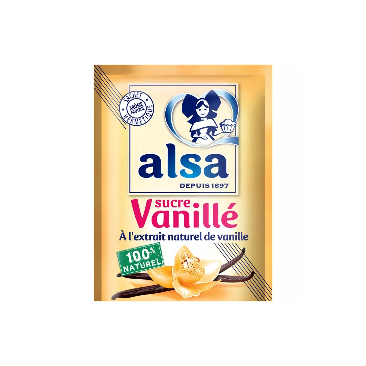 Alsa - sucre vanille 12x7,50g 16.50₪