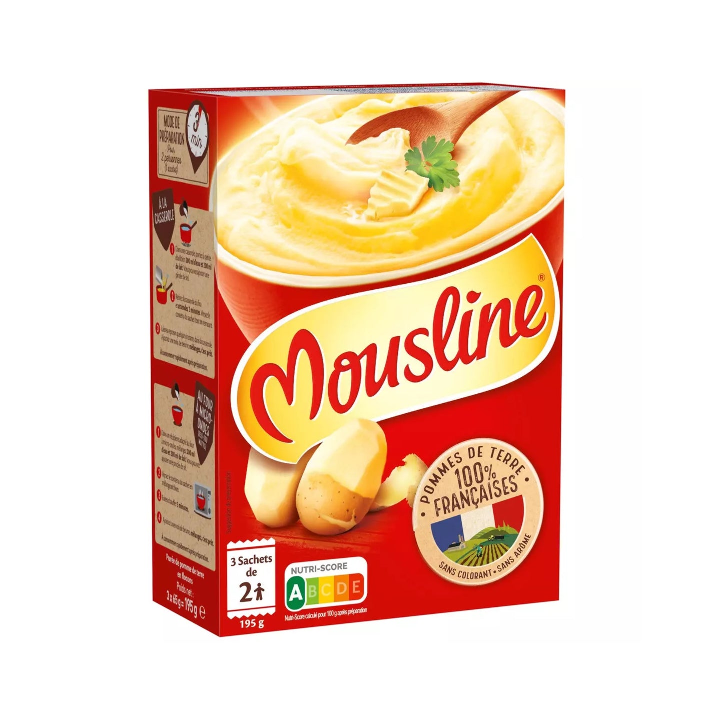 Maggi - mousline Purée en flocons 3x65g 14₪