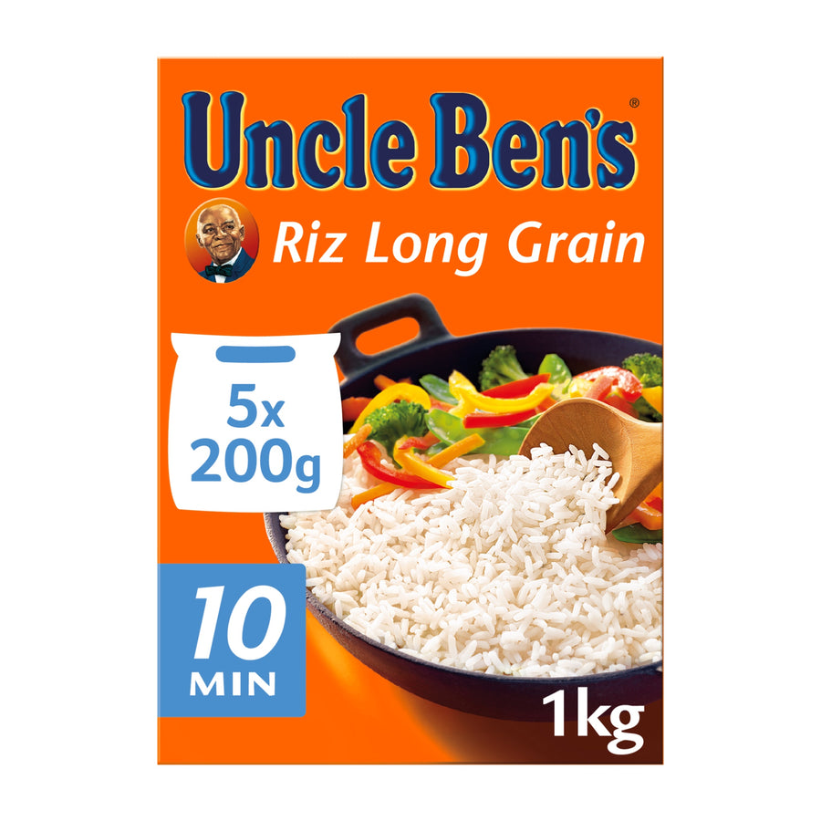 Riz Long Grain 1kg (Sachet Cuisson - 5x200g)