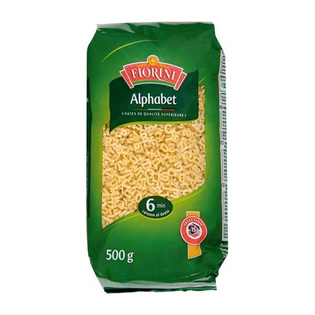 Pâtes Alphabet Bio 500G