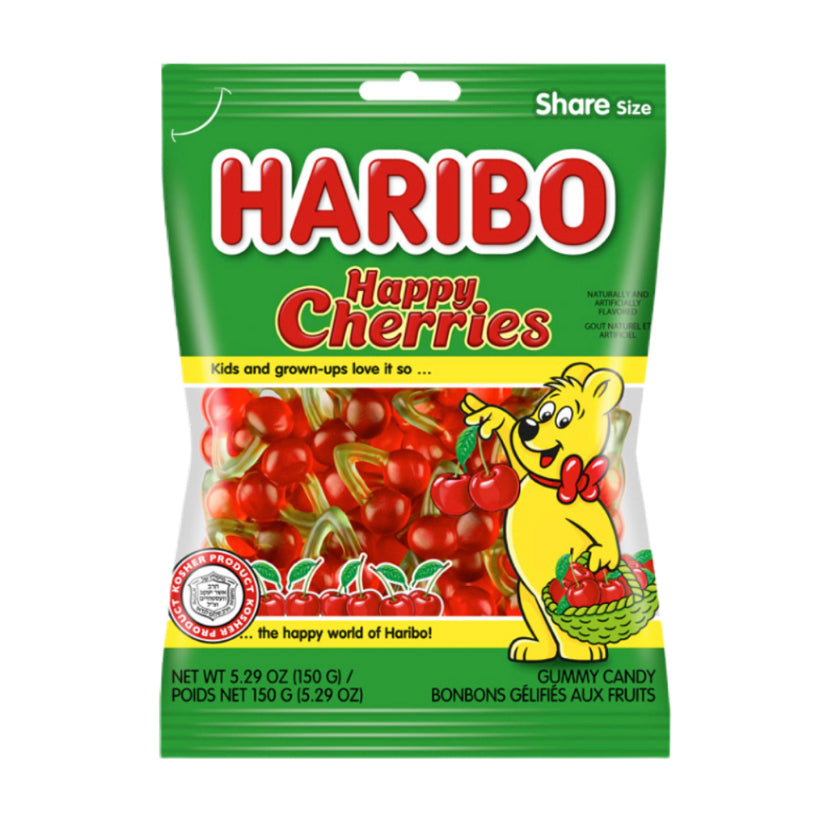 Haribo - happy cherries 150g 8.90₪