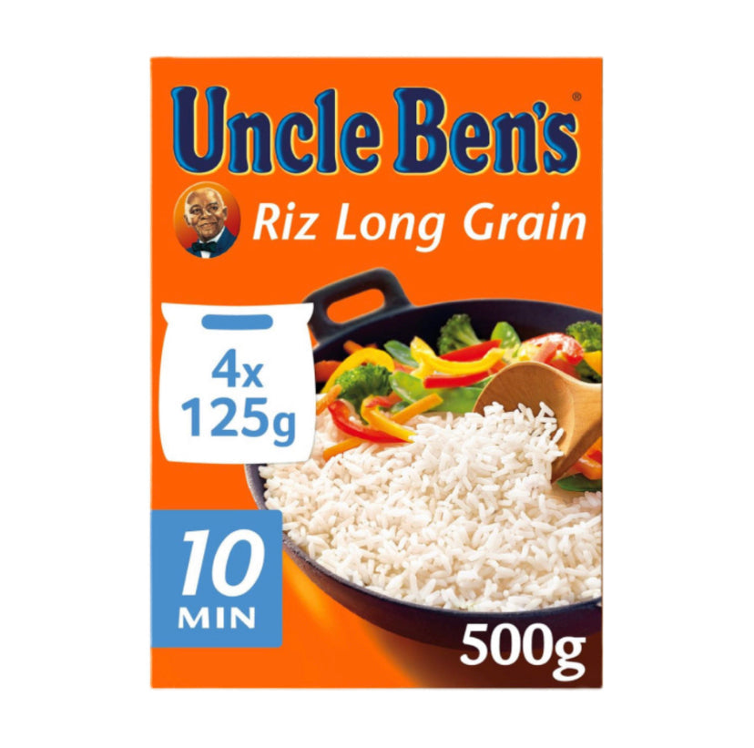 Uncle Ben's - Riz Long Grain 500 g (Sachet Cuisson - 4 x 125 g) 15₪