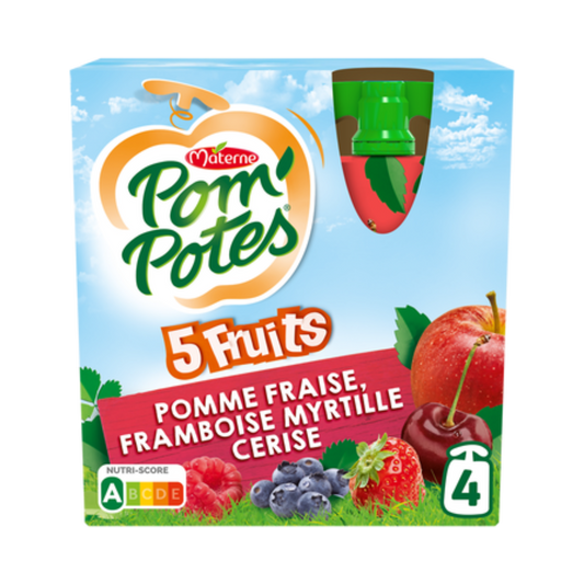 Materne - POM'POTES 5 fruits rouges 14₪
