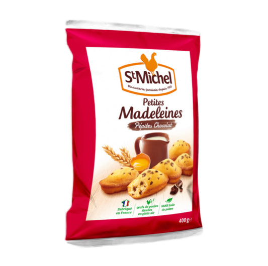 St Michel - petite madeleines pépites de chocolat 400g 16₪