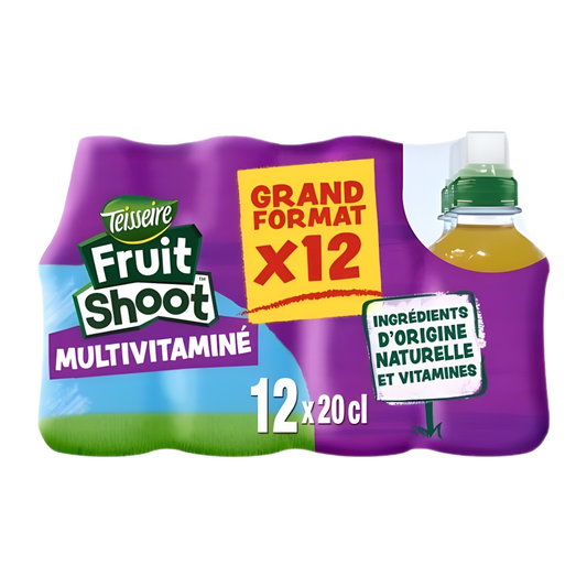 Teisseire - fruit shoot multivitamine 12x20cl 3 ₪