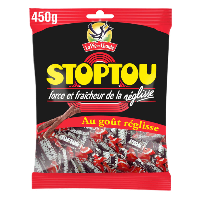 La Pie Qui Chante - Stoptou Réglisse 450 g 17.50₪