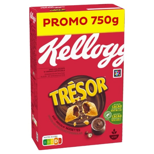 Kellogg’s - Trésor Chocolat Noisette 750g 33 ₪